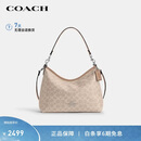 蔻驰（COACH）【品牌直供】女士LAUREL中号手提单肩斜挎流浪包CEY95沙黄色礼物