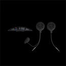 ruroc男女AT4.0 STREET骑行头盔防护透明面罩全盔哑光黑摩旅摩托车头盔 Shockwave Bluetooth Audio 21.65-22.44IN
