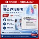 5盒装【原研进口】拜复乐 盐酸莫西沙星片 0.4g*3片/盒