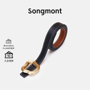 Songmont山下有松女士腰带双面自由搭配裤带头层牛皮装饰皮带 云吞扣S码 预售15天