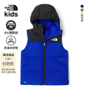 北面（The North Face）童装North Down儿童防泼水两面穿羽绒马甲 EF1/传奇蓝 160 (XL) 充绒量约106g
