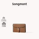 Songmont山下有松循迹系列钱包设计师款皮夹短款卡包夹礼物男女零钱包 枇杷棕 现货
