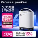 鱼跃制氧机医用吸氧机家用老人5L升级氧气机6L9F-6CW中重度缺氧