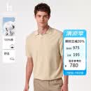 哈吉斯（HAZZYS）男装 夏短袖针织衫ABYZD0CAX11 米色BI L（175/96A48）