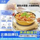 北鼎（Buydeem）多功能不粘锅火锅蒸锅汤锅电磁炉明火蒸煮炒煎28cm小鹅黄