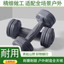 朗威哑铃女士健身家用器材儿童瑜伽女练臂肌包胶男士小哑铃1kg健身操 环保深空灰 10KG 总重(5公斤两只)健身q