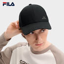 FILA 斐乐官方防晒硬顶棒球帽男士运动帽简约休闲帽子遮阳帽鸭舌帽