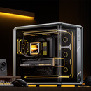 乔思伯（JONSBO）BO400CG V2 ATX曲面海景房机箱 （360水冷/5V ARGB灯效/一体式曲面玻璃/铝合金显卡支架/）