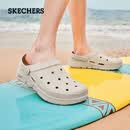 斯凯奇（Skechers）夏季男士洞洞鞋外穿软底包头凉鞋拖鞋防滑沙滩鞋243160