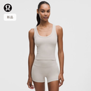 lululemon丨Smooth and Ribbed Nulu 女士低圆领运动背心 芯吸 LW1FI8S 都市沙棕 S /6