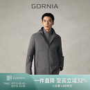 格罗尼雅（GORNIA）男士棉服纤维混纺连帽时尚商务轻便百搭舒暖外套GBW24371341 灰色 L