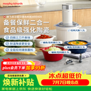 摩飞电器（Morphyrichards）绞肉机 家用佐料机辅食机 多功能备餐绞肉切菜机电动料理机捣蒜器搅拌机绞馅机 MR9409