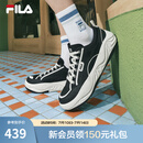 斐乐（FILA）官方男鞋COOKIES复古帆布鞋曲奇鞋时尚休闲鞋 黑/奶白-BG 41