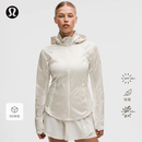 lululemon丨Goal Smasher 女士运动夹克 防晒芯吸 LW4CGBS 浅象牙白 XS