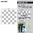 沃尔夫冈相机百折布魔术布微单包裹百贴布相机收纳包佳能尼康富士镜头保护袋便携自由内胆包裹布 经典方格大号 50CM*50CM 标配