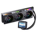 乔思伯（JONSBO）TH360一体式360水冷散热器ARGB神光同步台式电脑温度显示 TF3-360SCB 黑色【3.5寸显示屏】