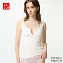 优衣库亨利领背心女装背心487120 00 白色 M