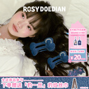 ROSYDOEDIAN RDD撇起系列牛仔蓝骨头发抓发夹发卡女款后脑勺发抓大号 加大号