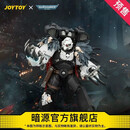 暗源JOYTOY暗源战锤40K暗鸦守卫 战团长艾索·沙恩1:18可动兵人模玩 暗鸦守卫 战团长艾索·沙恩 配备塞维拉克斯之爪