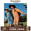 PawinPaw【三防原纱防晒】卡通小熊童装25年夏男女防晒衣服外套 Orange橘黄色/80 110