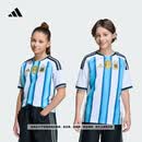adidas阿根廷国家队世界杯球衣 大童主场球迷版短袖阿迪达斯   KA8119-儿童球迷短袖版   152