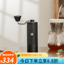 泰摩栗子C5手摇磨豆机 家用手动咖啡豆研磨机 磨豆器礼物 C5-曜石黑【全能版】