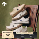 迪桑特（DESCENTE）【新色上市】CHRON PACER CVS男女复古薄底帆布鞋 D6231LSN21-男子-OW-米白色 43