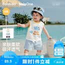 巴拉巴拉童装儿童套装女童男童婴儿衣服夏装2026新款宝宝背心裤子两件套萌