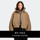 加拿大鹅（Canada Goose）Chilliwack女士短款羊毛抓绒飞行员夹克大鹅外套 4808W 9007 黄褐色 L