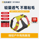 拉夫威尔嗨轻狗狗胸背带狗背带中小型犬雪纳瑞背带式狗狗牵引绳 苔藓绿 XS 适用胸围43-56cm