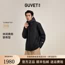 高梵黑金鹅绒服6.0轻壳系列5分短款2026新款户外通勤休闲男士羽绒服 黑金 M