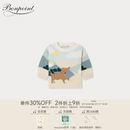 Bonpoint【新品】2026春夏小童卡通图案长袖纽扣套衫小樱桃童装 960 100 /3A