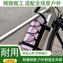 四万公里同款多功能防水自行车上管包 公路车前梁挂包 收纳便携山地车适用 多功能挂包||高品质防水紫色