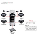 Sinfoni诗芬尼汽车音响改装升级车载喇叭DS6.2套装同轴DSP功放低音包安装 DS6.2+DS602六喇叭+DSP功放