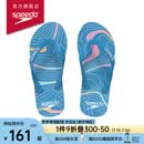 速比涛（Speedo）拖鞋柔性EVA防滑防臭人字拖拖鞋2024新款 户外休闲沙滩凉拖夹趾拖 蓝色(男款) 10