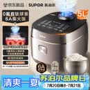 苏泊尔（SUPOR）电饭煲4-5人大容量5升小快有钛球釜家用不粘柴火饭多功能微压智能电饭锅F50X96
