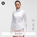 lululemon丨Goal Smasher 女士运动夹克 防晒芯吸 LW4CGBS 白色 M
