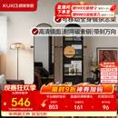 顾家家居【阅几】新品可移动全身镜杂志架收纳穿衣双组合万能百搭DS7235Q 【哑光黑】不锈钢-0.48m-全身镜杂志架