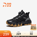 安踏（ANTA）儿童鞋类男大童磐石户外系列棉鞋312616935 黑/生木灰/硅藻绿-2 35