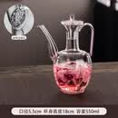 咏幻德国进口品质仿宋玻璃执壶贵妃壶花茶壶耐高温透明仿古煮茶专用泡 贵妃壶 550ml 550ml