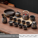 豪祥（HAOXIANG）紫砂功夫茶具套装家用客厅小套简约功夫陶瓷茶盘茶壶茶杯泡茶套装 紫砂舍得提梁壶16件套+茶盘 网红款