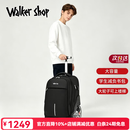 Walker Shop品牌新款减负学生书包可背可拉带滑轮旅游拉杆包大容量男女双肩包 黑色
