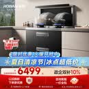老板（Robam）黑武士9JX22A集成灶 高性能集成消毒柜一体式 28风量免拆洗油烟机定时燃气灶 天然气右排烟