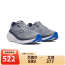 SAUCONY男GUIDE向导18稳定支撑运动鞋缓震跑步鞋宽版20999 20999-岩灰/深蓝-GUIDE 18宽版 44.5 （US10.5）