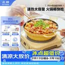 北鼎（Buydeem）多功能不粘锅火锅蒸锅汤锅电磁炉明火蒸煮炒煎28cm小鹅黄