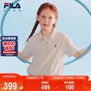 FILA斐乐儿童童装短T类2026年夏季女中大童梭织外套