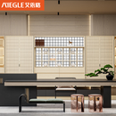 AIEGLE餐边柜组合全屋实木多层板收纳柜
