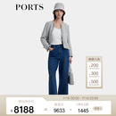 PORTS宝姿女装秋冬短外套 静谧灰 M (6)