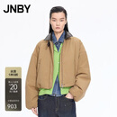 江南布衣（JNBY）【商场同款】25冬新品棉衣宽松翻领5PBB1553H 253/茶卡其 S