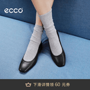 爱步（ECCO）皮鞋女 26年夏季新款一脚蹬平底单鞋百搭芭蕾舞鞋 舞悦系列234413 黑色23441301001 38